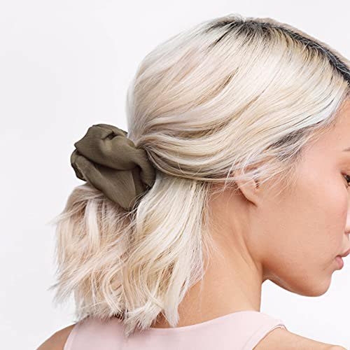 Kitsch Crepe Scrunchies, Moss 3