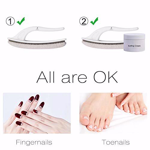 beUakso Premium Upgrade Nano Glass Nail File and Chamois Nail Buffers 6