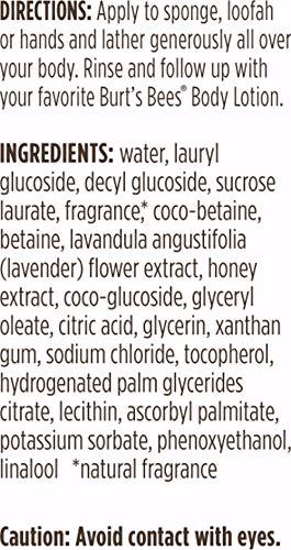 Burt's Bees Lavender & Honey Body Wash 6