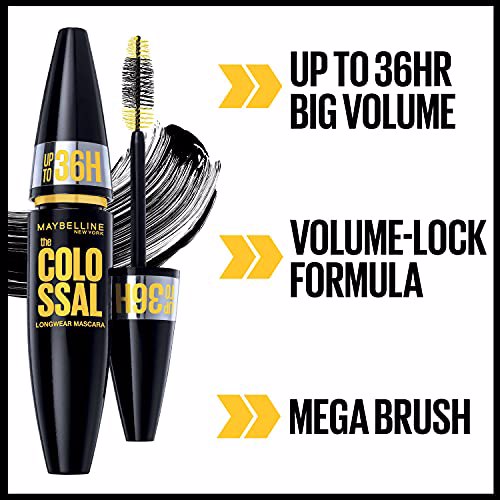 Maybelline New York Colossal Longwear Waterproof Mascara, Very Blac 4