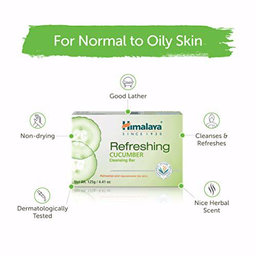 Himalaya Refreshing Cucumber Cleansing Bar 6 Pack 5
