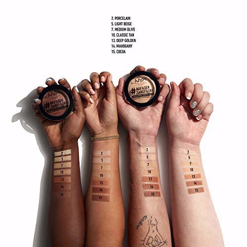 NYX PROFESSIONAL MAKEUP #NoFilter Finishing Powder, Pressed Powder - Mahogany 4