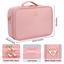 Relavel Travel Makeup Train Case Makeup Cosmetic Case Organizer Pink Thumbnail 2