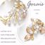 Gorais Bride Wedding Hair Vine Gold Pearl Bridal Headpieces, C Gold Thumbnail 3