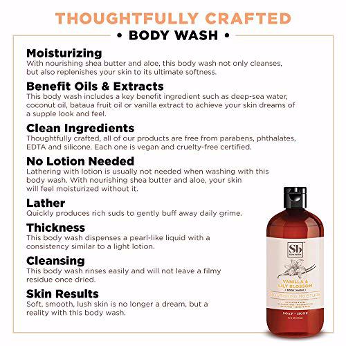 Soapbox Body Wash, Vanilla & Lily Blossom (Pack of 3) 4