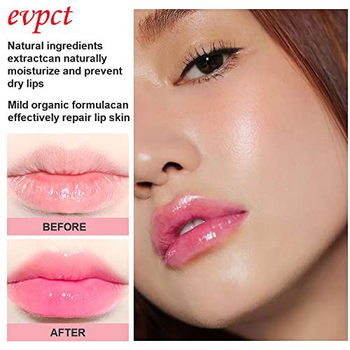 BINGBRUSH 2Pcs Crystal Flower Color Changing Lipstick Lip Tinted 5