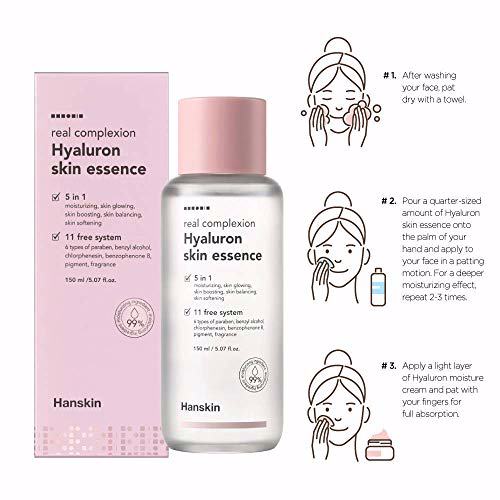 Hanskin Real Complexion Hyaluron Skin Essence Hyaluronic Acid 5