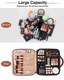 Relavel Travel Makeup Train Case Makeup Cosmetic Case Organizer Stripe Thumbnail 2