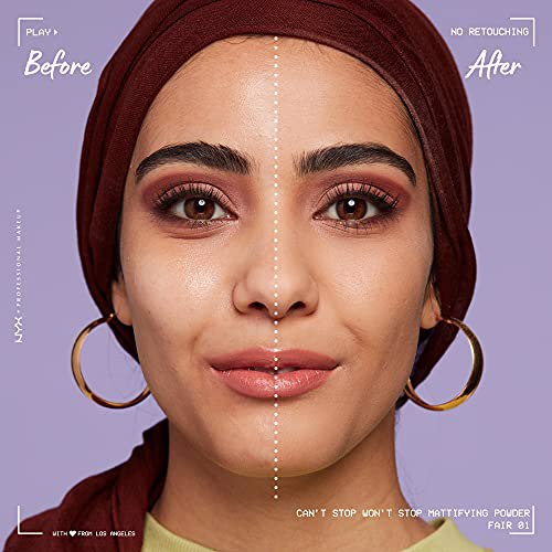 NYX PROFESSIONAL MAKEUP Can't Stop Won't Stop Mattifying Pressed Powder - Fair 3