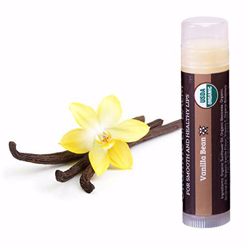 Earth's Daughter USDA Organic Lip Balm 4-Pack Vanilla Bean 4-Pack 2