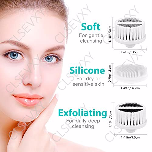 CLSEVXY Waterproof Facial Cleansing Spin Brush  2