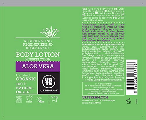 Urtekram Organic Aloe Vera Body Lotion  4