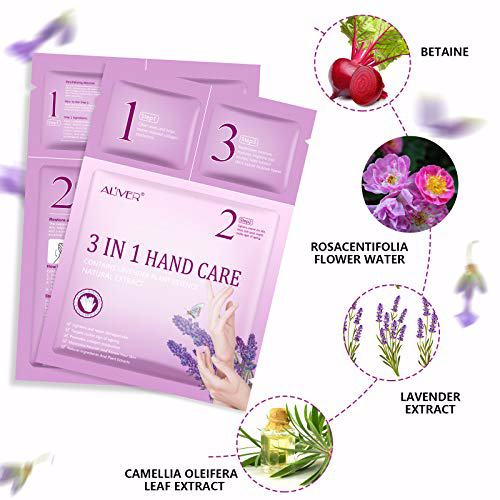 Hand Mask, 3 Pairs Hand Moisturizing Gloves, A 2