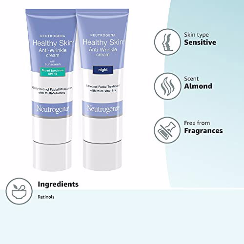 Neutrogena Healthy Skin Anti-Wrinkle Retinol Face & Neck Cream Moisturizer 9