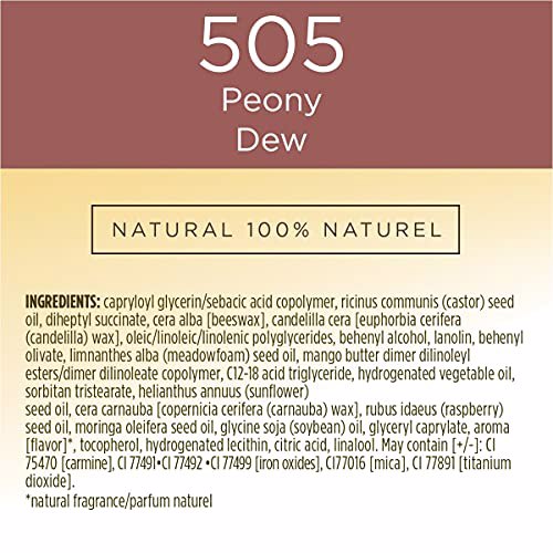 Burts Bees 100% Natural Glossy Lipstick, Peony Dew 4