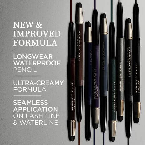 Lancome Le Stylo Waterproof Eyeliner Pencil 07 Minuit Illusion 5