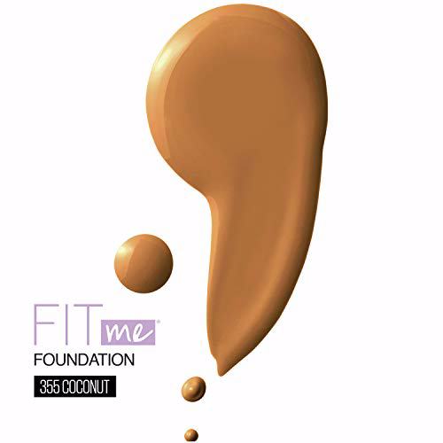 Maybelline New York Fit Me Dewy + Smooth Foundation 355 Coconut 3