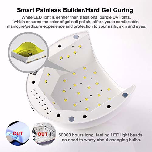 SUNUV Gel UV Nail Lamp Pink pad 7