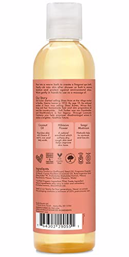 SheaMoisture Coconut & Hibiscus Bath Body & Massage Oil 4