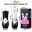 BINGBRUSH 2Pcs Crystal Flower Jelly Color Changing Lipstick,Black Tube Thumbnail 7