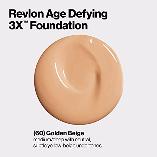 Revlon Age Defying 3X Makeup Foundation 060 Golden Beige 3