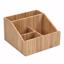 MobileVision Bamboo Makeup Organizer Cosmetics Caddy Holder Thumbnail 3