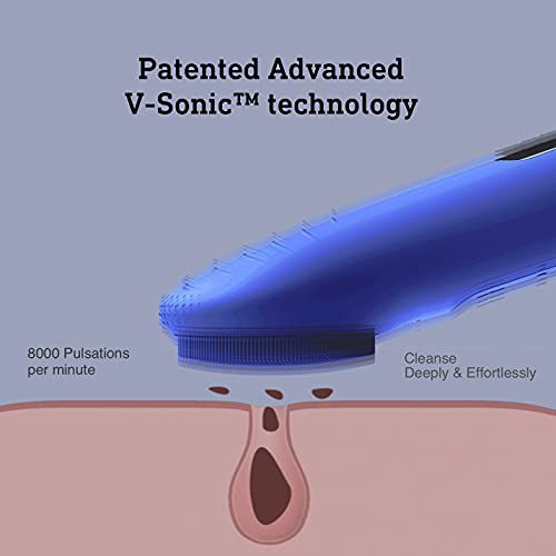NågraCoola Sonic Waterproof Face Scrub Brush, Blue 3