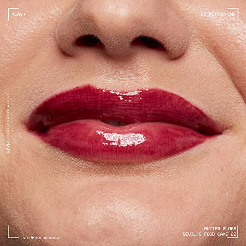 NYX PROFESSIONAL MAKEUP Butter Gloss Devil's Food Cake Deep Plum 8