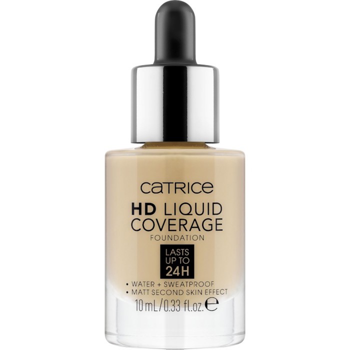 Catrice Foundation Mini HD Liquid Coverage Foundation 036 Hazelnut Beige 1