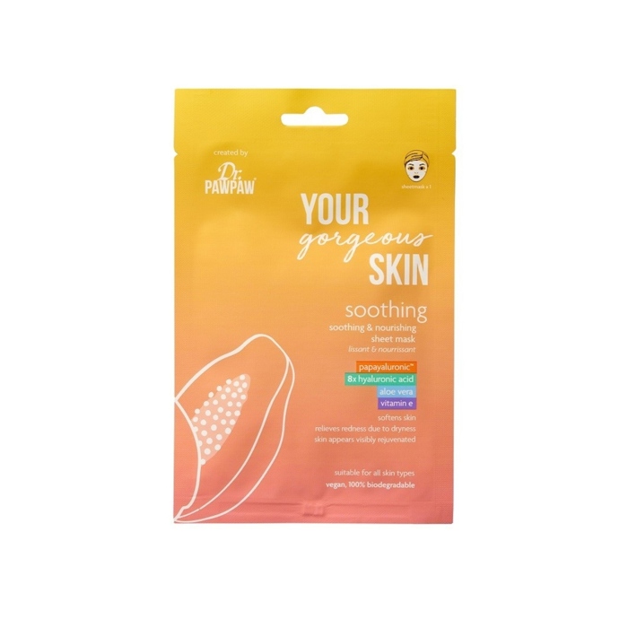 Dr. PAWPAW Your Gorgeous Skin Sheet Mask Soothing 1