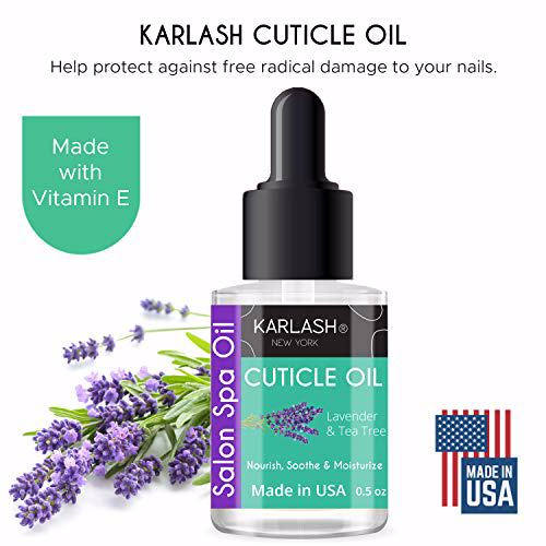 Karlash Salon Spa Premium Brush On Cuticle Oil, Lavender & Tea Tree 2