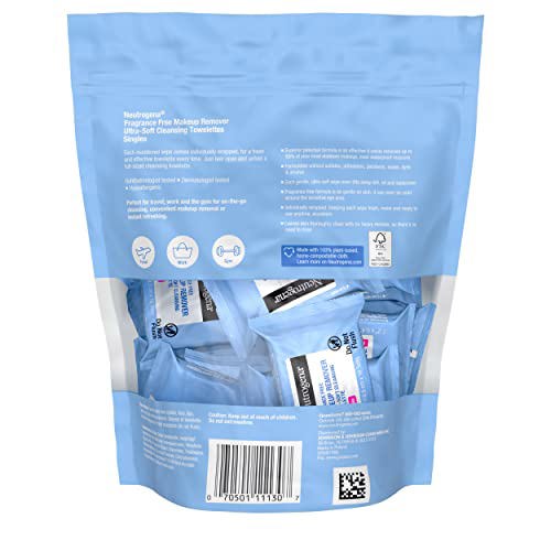 Neutrogena Fragrance-Free Makeup Remover Cleansing Towelette Singles 7
