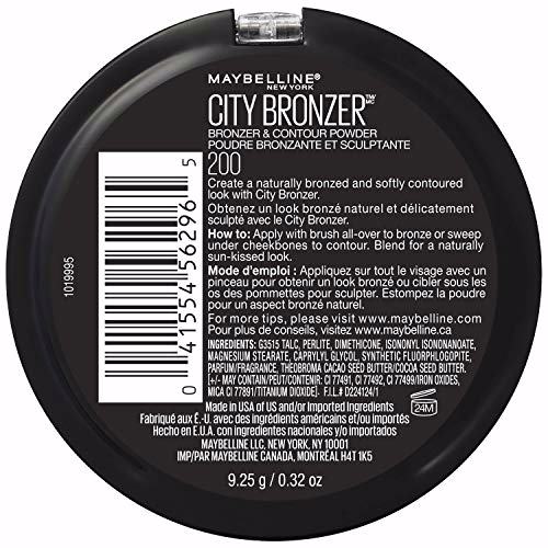 Maybelline New York City Bronzer Powder Makeup and Contour 200 3