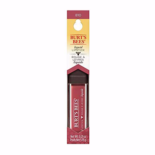 Burt's Bees 100% Natural Moisturizing Liquid Lipstick, Flushed Petal 3