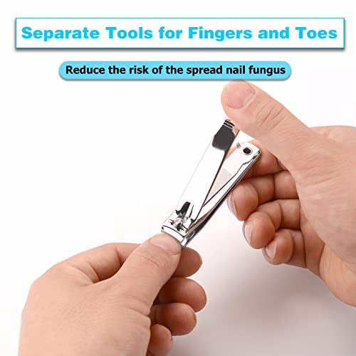 firiKer 2PCS Stainless Steel Nail Clippers 6
