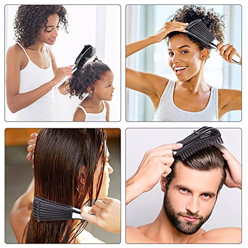 Sosoon Detangling Brush Hair Brush Black&White 6