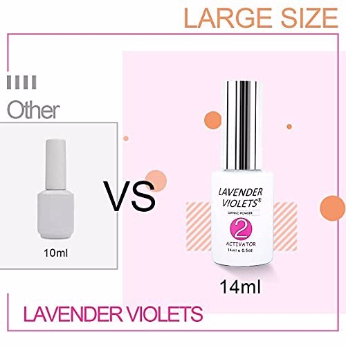 Lavender Violets Quick Drying Dipping Powder Bundle Set 8