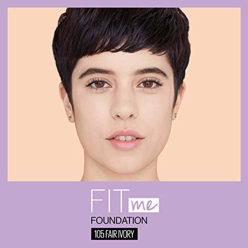 Maybelline New York Fit Me Dewy + Smooth Foundation Fair Ivory 5