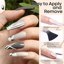 Modelones Gel Nail Polish Set - 6 Colors White Black Thumbnail 6