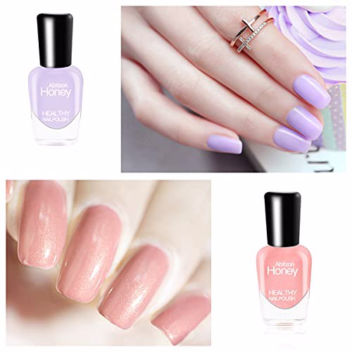 Abitzon New Non ToxicNail Polish Set  4