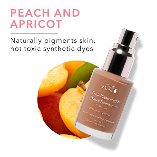 100% PURE Fruit Pigmented Full Coverage Water Foundation, Warm 6.0 5