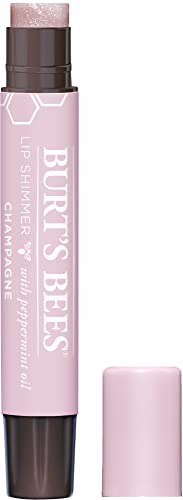 Burt's Bees Lip Balm Stocking Stuffer Moisturizing Lip Shimmer Champagne 4 Pack 2