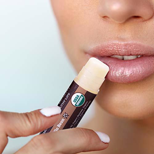 Earth's Daughter USDA Organic Lip Balm 4-Pack Vanilla Bean 4-Pack 9