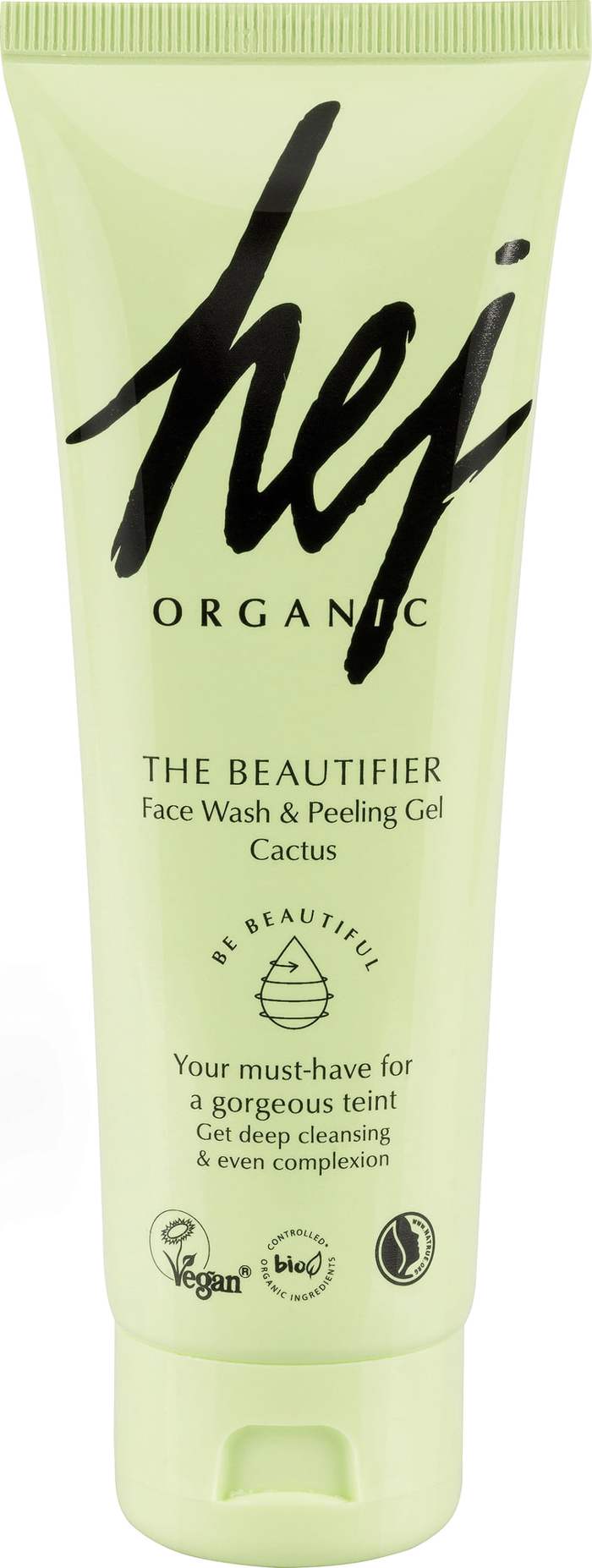 hej Organic The Beautifier Face Wash & Peeling Gel Cactus - 125 ml 1
