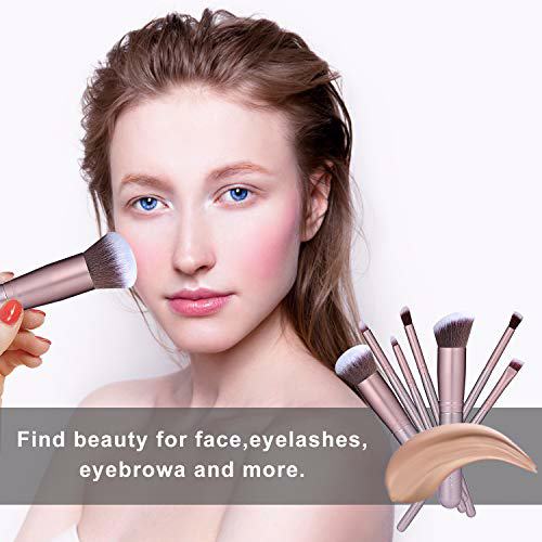 BS-MALL Makeup Brush Set 18 Pcs Purple 6