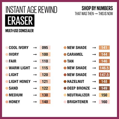 Maybelline Instant Age Rewind Eraser Dark Circles Concealer, 150 5