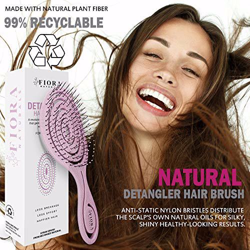 Fiora Naturals Hair Detangling Brush Lilac 5
