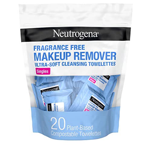 Neutrogena Fragrance-Free Makeup Remover Cleansing Towelette Singles 2