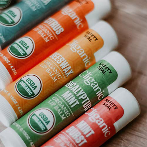 Cliganic Organic Lip Balm Coconut 4 Pack 2