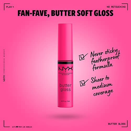 NYX PROFESSIONAL MAKEUP Butter Gloss Summer Fruit Hot Pink 2
